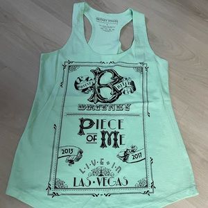 Britney Spears Piece of Me Live in Vegas 2013-2017 collector tank size S